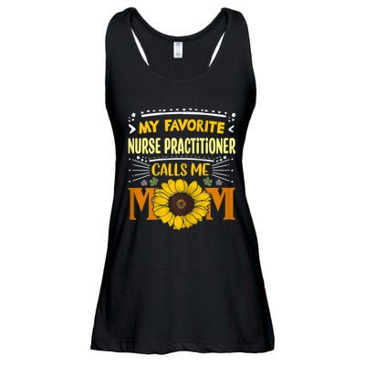 My Favorite Nurse Practitioner Calls Me Mom Mothers Day Ladies Essential Flowy Tank