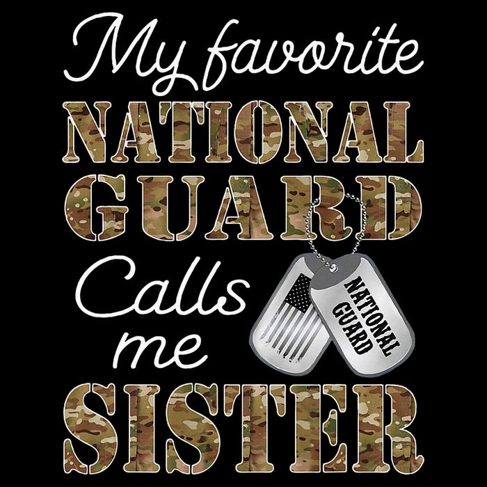 My Favorite National Guard Calls Me Sister Proud Army Sister Bag