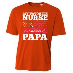 My Favorite Nurse Calls Me Papa Cooling Performance Crew T-Shirt