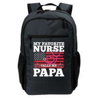 My Favorite Nurse Calls Me Papa Backpack