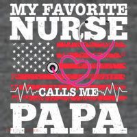 My Favorite Nurse Calls Me Papa Flatbill Hat