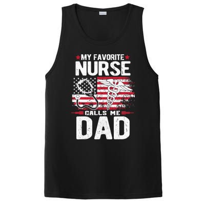 My Favorite Nurse Calls Me Dad Fathers Day PosiCharge Competitor Tank