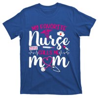 My Favorite Nurse Calls Me Mom Flowers Cute Mother Day Gift T-Shirt