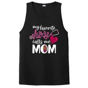 My Favorite Nurse Calls Me Mom RnS Mommy MotherS Day Mama Gift PosiCharge Competitor Tank