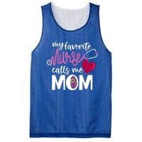 My Favorite Nurse Calls Me Mom RnS Mommy MotherS Day Mama Gift Mesh Reversible Basketball Jersey Tank