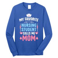 My Favorite Nursing Student Mom Future Nurse Mom Gift Long Sleeve Shirt