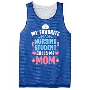 My Favorite Nursing Student Mom Future Nurse Mom Gift Mesh Reversible Basketball Jersey Tank