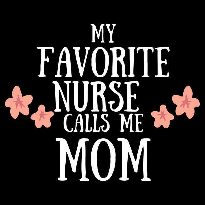 My Favorite Nurse Call Me Mom Mother's Day Gift Drawstring Bag
