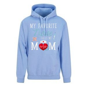 My Favorite Nurse Calls Me Mom Stethoscope Mother Nurse Unisex Surf Hoodie