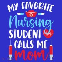 My Favorite Nursing Student Mom Future Nurse Mom Gift Premium T-Shirt