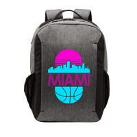 Miami Florida Neon Retro Logo Vector Backpack