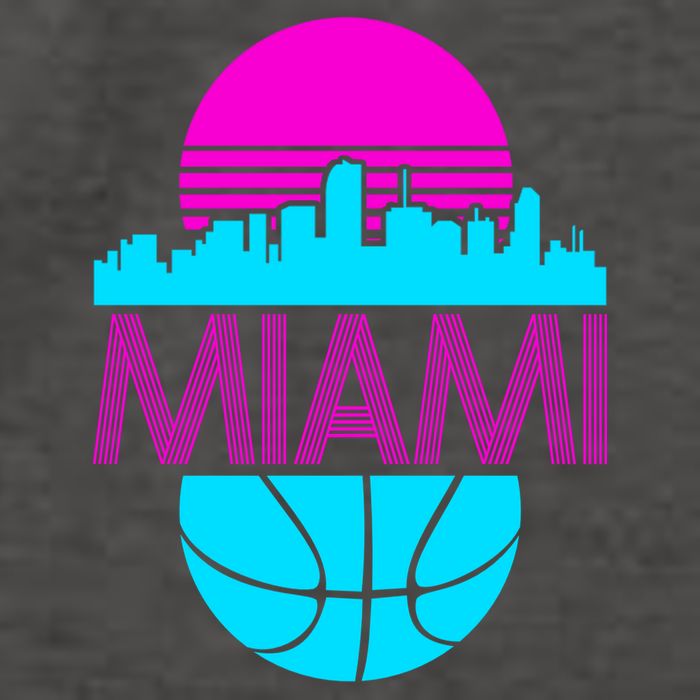 Miami Florida Neon Retro Logo Vector Backpack
