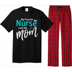 My Favorite Nurse Calls Me Mom Daughter Is A Nurse Pajama Set