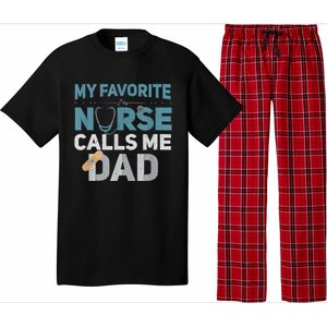 My Favorite Nurse Calls Me Dad Funny Fathers Pajama Set