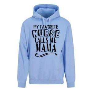 My Favorite Nurse Calls Me Mama Mom Nursing Graduation Unisex Surf Hoodie