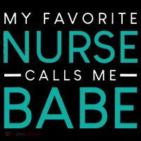 My Favorite Nurse Calls Me Babe Nursing Couple Love Tall T-Shirt