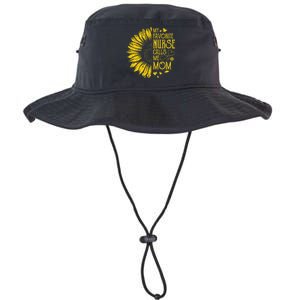 My Favorite Nurse Calls Me Mom Sunflower Gift Mother's Day Legacy Cool Fit Booney Bucket Hat