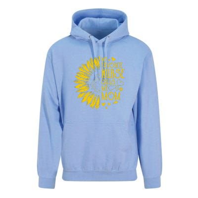 My Favorite Nurse Calls Me Mom Sunflower Gift Mother's Day Unisex Surf Hoodie