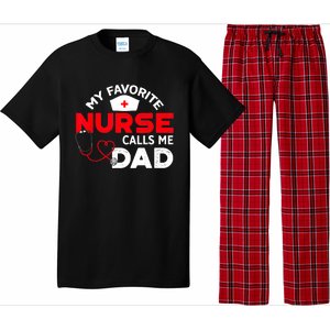 My Favorite Nurse Calls Me Dad Father's Day Nursing Pajama Set