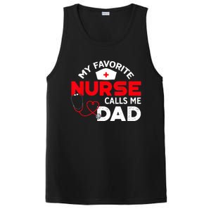 My Favorite Nurse Calls Me Dad Father's Day Nursing PosiCharge Competitor Tank