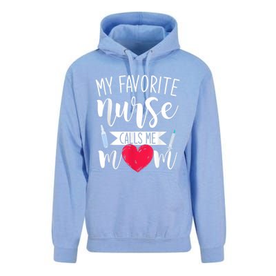 My Favorite Nurse Calls Me Mom Nursery Mother Nurse Unisex Surf Hoodie