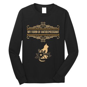 My Form Of Antidepressant Cute Cat Kitten Serotonin Long Sleeve Shirt