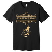 My Form Of Antidepressant Cute Cat Kitten Serotonin Premium T-Shirt