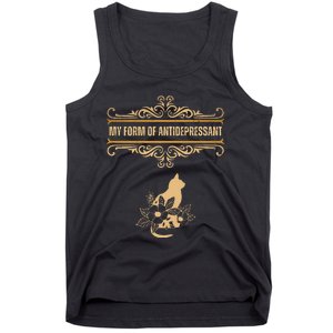 My Form Of Antidepressant Cute Cat Kitten Serotonin Tank Top