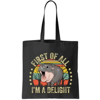 Moodeng First Of All IM A Delight Vintage Angry Moo Deng Gift Bag