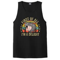 Moodeng First Of All IM A Delight Vintage Angry Moo Deng PosiCharge Competitor Tank