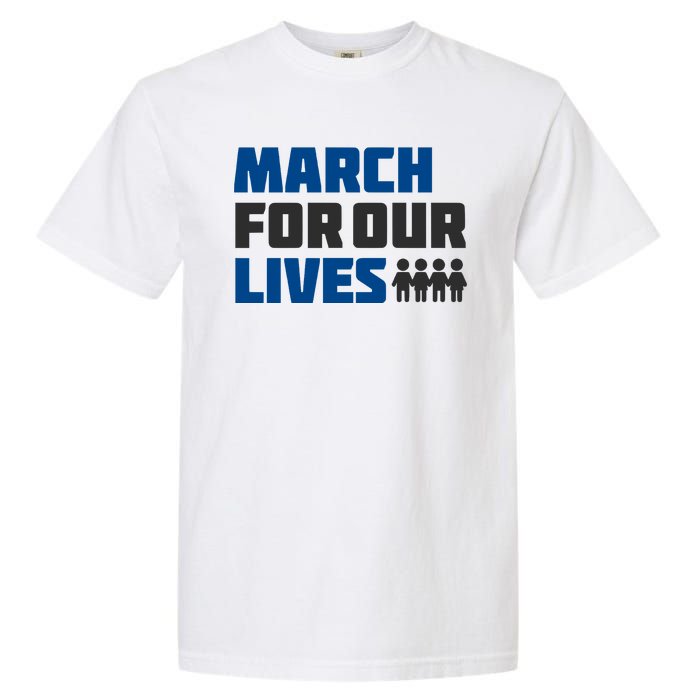 March For Our Lives Stop Guns Gun Control Vintage Garment-Dyed Heavyweight T-Shirt