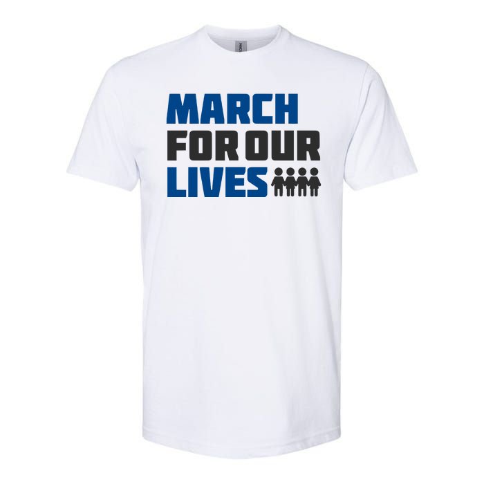 March For Our Lives Stop Guns Gun Control Vintage Softstyle CVC T-Shirt