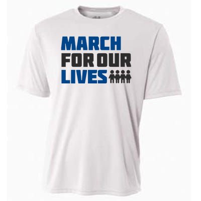 March For Our Lives Stop Guns Gun Control Vintage Cooling Performance Crew T-Shirt