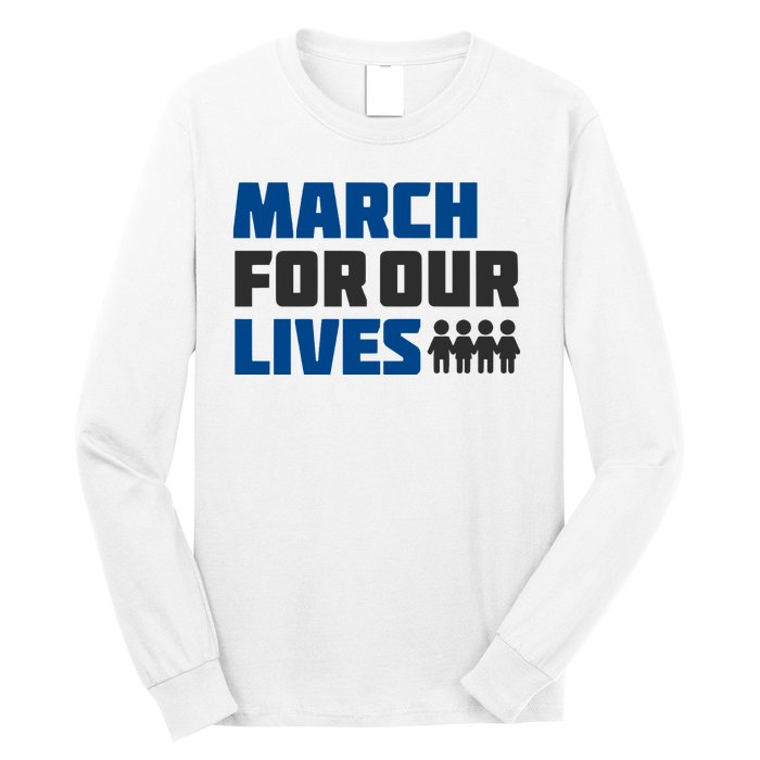 March For Our Lives Stop Guns Gun Control Vintage Long Sleeve Shirt