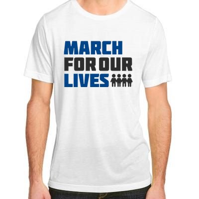 March For Our Lives Stop Guns Gun Control Vintage Adult ChromaSoft Performance T-Shirt