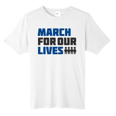 March For Our Lives Stop Guns Gun Control Vintage Tall Fusion ChromaSoft Performance T-Shirt