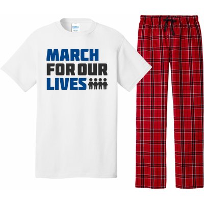 March For Our Lives Stop Guns Gun Control Vintage Pajama Set