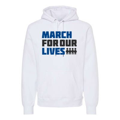 March For Our Lives Stop Guns Gun Control Vintage Premium Hoodie