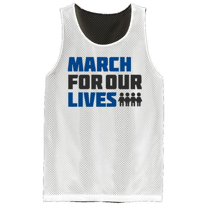 March For Our Lives Stop Guns Gun Control Vintage Mesh Reversible Basketball Jersey Tank