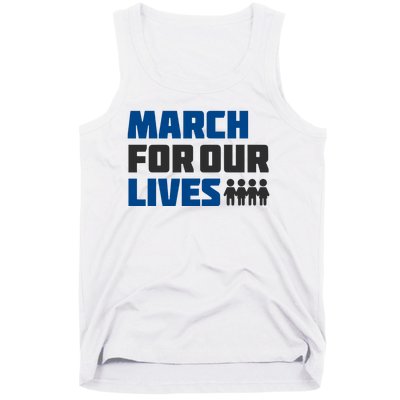 March For Our Lives Stop Guns Gun Control Vintage Tank Top