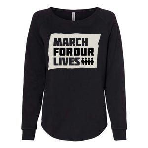 March For Our Lives Womens California Wash Sweatshirt