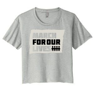 March For Our Lives Women's Crop Top Tee