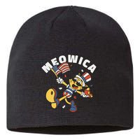 Meowica Fourth Of July Funny Cat Sustainable Beanie