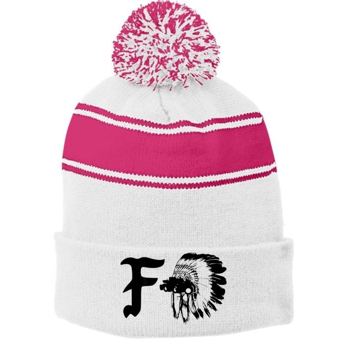 Mens Forward Observation Group Fog Crye Ferro Concepts Stripe Pom Pom Beanie