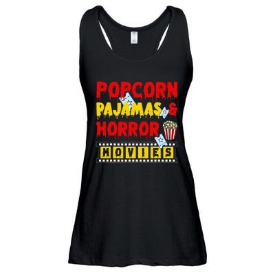 Movie Fan Popcorn Lover Ladies Essential Flowy Tank