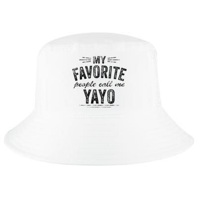 My Favorite People Call Me Yayo Cool Comfort Performance Bucket Hat