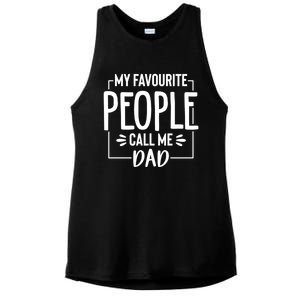 My Favorite People Call Me Papa Happy FatherS Day For Dad Cool Gift Ladies PosiCharge Tri-Blend Wicking Tank