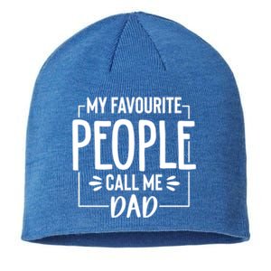 My Favorite People Call Me Papa Happy FatherS Day For Dad Cool Gift Sustainable Beanie