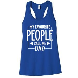 My Favorite People Call Me Papa Happy FatherS Day For Dad Cool Gift Women's Racerback Tank