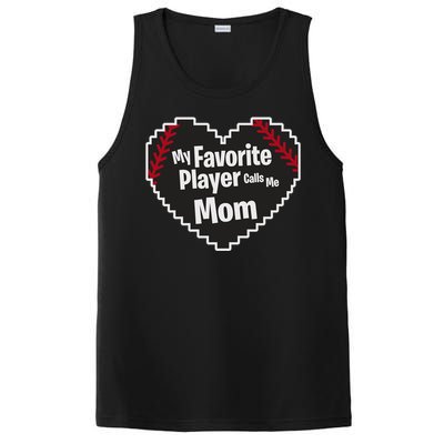 My Favorite Player Calls Me Mom Baseball Lover Sport Outdoor Great Gift PosiCharge Competitor Tank